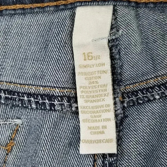 I Love Justice Girl's Blue Denim 16.5 Simply Low - Picture 4 of 9